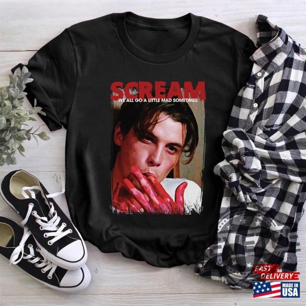 Vintage Billy Loomis Shirt Scream Movie Sweatshirt Ghostface Classic T Shirt Billy Loomis Shirt Hoodie Sweatshirt