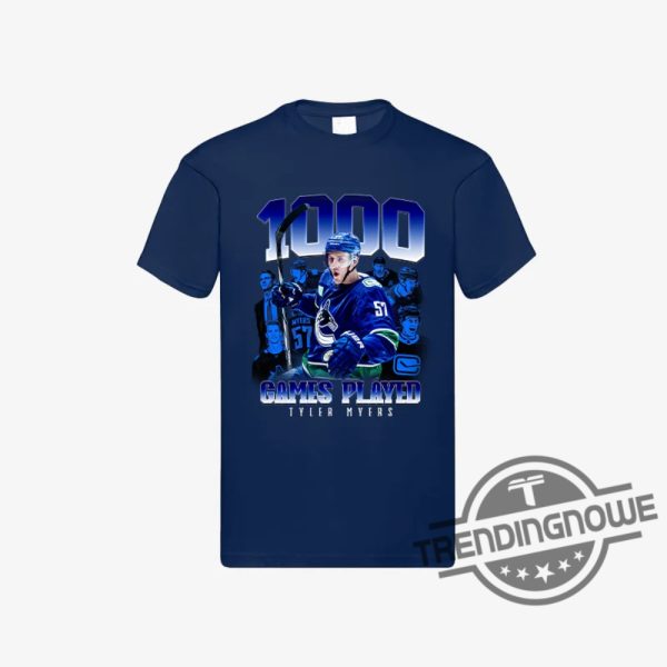 Vancouver Canucks Myers 1000Th Shirt trendingnowe 1