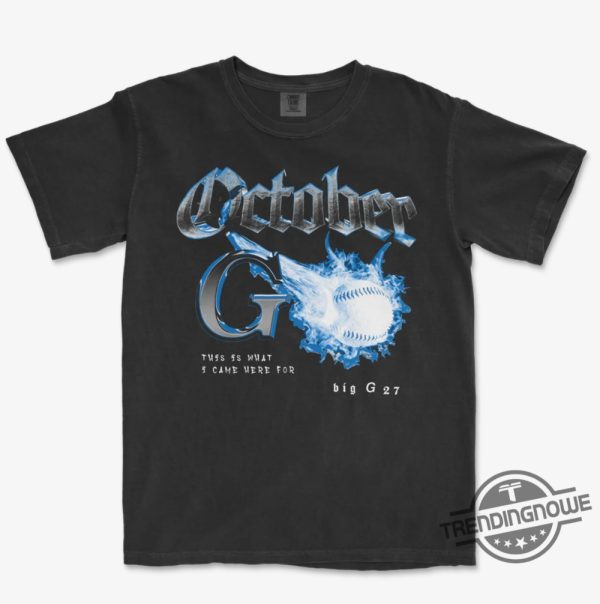 October G Shirt trendingnowe 1