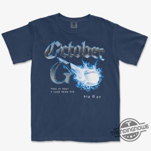 October G Shirt trendingnowe 2