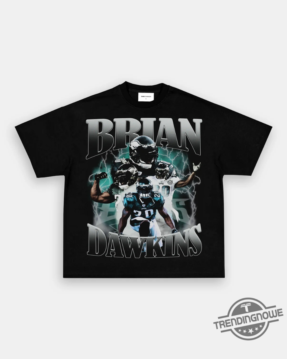 Cooper Dejean Rocking Brian Dawkins Shirt