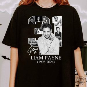 Rest In Peace Liam Payne Shirt Liam Payne Thank You For The Memories Tshirt In Memory Of Liam Payne Sweatshirt For Fans Gift giftyzy 1