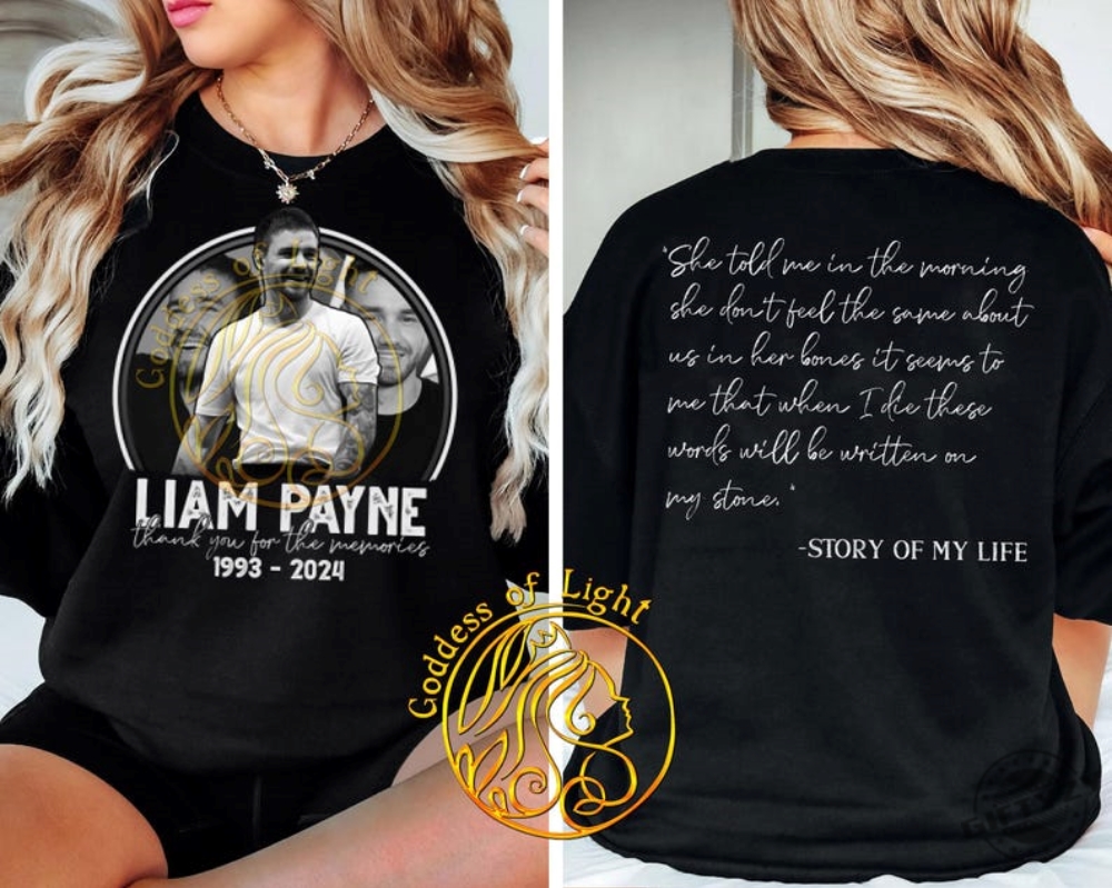 Liam Payne Tribute Shirt In Memory Of Liam Payne Tshirt Rip Liam Payne Hoodie One Direction Tribute Sweatshirt One Direction Fan Tee