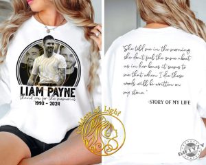 Liam Payne Tribute Shirt In Memory Of Liam Payne Tshirt Rip Liam Payne Hoodie One Direction Tribute Sweatshirt One Direction Fan Tee giftyzy 2