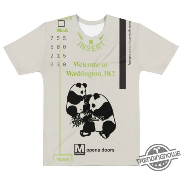 Metro Pandas Farecard Shirt trendingnowe 1