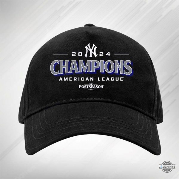 ny yankees world series hat post season new york 2024 mlb american league champions classic embroidered baseball cap laughinks 1