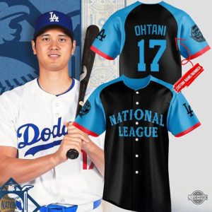 shohei ohtani 17 jersey los angeles dodgers new 2024 allstar game baseball jersey shirt laughinks 2