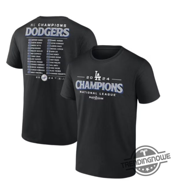 Los Angeles Dodgers 2024 Nlcs Champs Shirt Commemorate The Victory trendingnowe 2