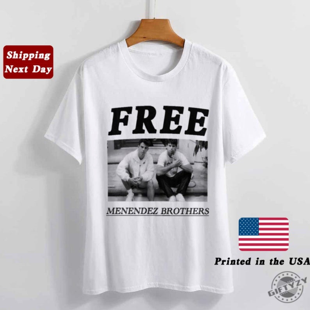 Menendez Brothers Free 2024 Shirt 80S Erik  Lyle Tshirt True Crime Fan Hoodie Retro Monster Sweatshirt T1 Murderabilia Shirt