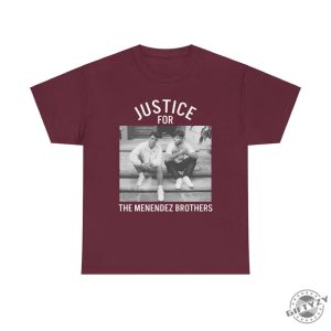 Justice For The Menendez Brothers Shirt True Crime Sweatshirt Free Erik And Lyle Menendez Tshirt Tv Show Fan Gift Nicholas Chavez Shirt giftyzy 5