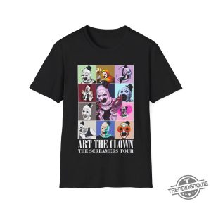 Art The Clown The Screamers Tour Shirt Scary Movie Merch trendingnowe 2