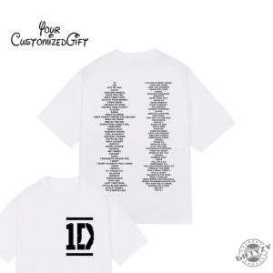 1D All Songs Vintage Hoodie 1D Songs Unisex Vintage Tshirt One Direction Tribute Sweatshirt One Direction Shirt giftyzy 3