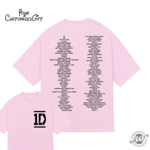 1D All Songs Vintage Hoodie 1D Songs Unisex Vintage Tshirt One Direction Tribute Sweatshirt One Direction Shirt giftyzy 4