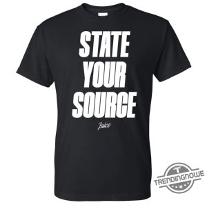 Jaylen Stephen Smith State Your Source Shirt Official Fan Merchandise trendingnowe 2