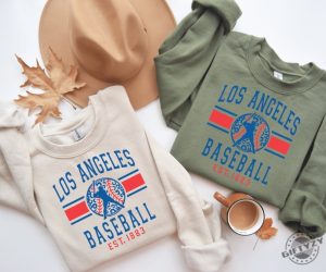 Los Angeles Baseball Unisex Shirt Favorite Baseball Team Sweatshirt And Hoodie Los Angeles Baseball Shirt For Mom giftyzy 4