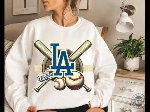 Los Angeles Dodgers Vintage Baseball Sweatshirt Vintage Style Los Angeles Baseball Dodgers Hoodie Trendy Summer Tshirt Game Day Shirt giftyzy 2