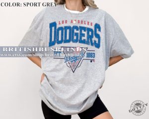 Vintage Style Los Angeles Shirt Los Angeles Baseball Sweatshirt Baseball Fan Tshirt Baseball Gameday Hoodie Best Gift Ever giftyzy 4