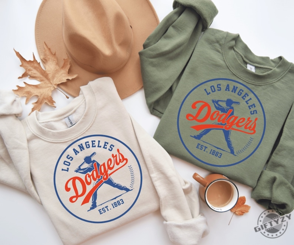 Los Angeles Dodgers Baseball Tshirt Favorite Baseball Team Sweatshirt And Hoodie Los Angeles Baseball Shirt For Mom