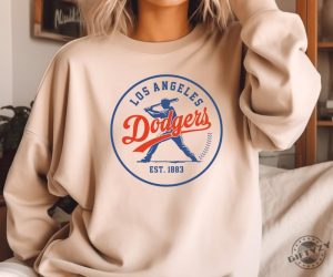 Los Angeles Dodgers Baseball Tshirt Favorite Baseball Team Sweatshirt And Hoodie Los Angeles Baseball Shirt For Mom giftyzy 2