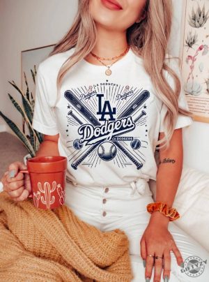 Los Angeles Dodgers Vintage Baseball Tshirt Vintage Style Los Angeles Baseball Dodgers Sweatshirt Trendy Summer Hoodie Game Day Shirt giftyzy 5