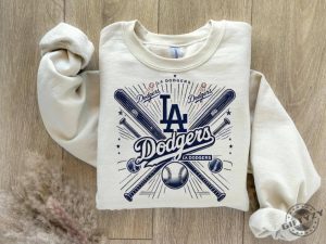 Los Angeles Dodgers Vintage Baseball Tshirt Vintage Style Los Angeles Baseball Dodgers Sweatshirt Trendy Summer Hoodie Game Day Shirt giftyzy 6