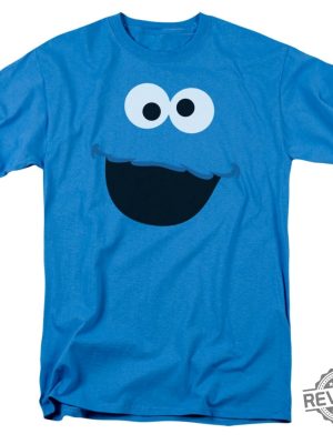 Sesame Street Cookie Monster Face Turquoise Shirts Sesame Street Shirt Oscar The Grouch Shirt Sesame Street Logo Sesame Street Party revetee 3