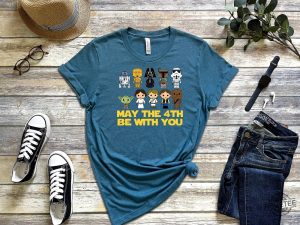 Star Wars Birthday T Shirt Star Wars Gift Disneyworld Shirt Storm Trooper Shirt Baby Yoda Tee 4Th Birthday Gift Star Wars Shirt Hoodie Sweatshirt revetee 3