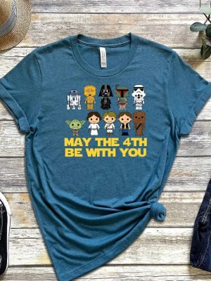 Star Wars Birthday T Shirt Star Wars Gift Disneyworld Shirt Storm Trooper Shirt Baby Yoda Tee 4Th Birthday Gift Star Wars Shirt Hoodie Sweatshirt revetee 3