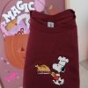 Snoopy Thanksgiving Embroidered T Shirts Crewnecks Sweatshirt Hoodie Snoopy Thanksgiving Peanuts Shirt Snoopy Sweatshirts Halloween Costume revetee 1