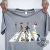 Snoopy The Beatles Abbey Road T Shirt Halloween Halloween Gifts Halloween T Shirt Snoopy The Beatles Abbey Road Shirt Hoodie Sweatshirt revetee 1