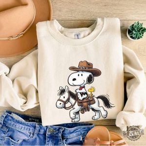 Snoopy Cowboy Shirt Snoopy Dog Shirt Snoopy Cowboy Western Shirt Hoodie Sweatshirt Midnights Folklore Snoopy Shirt Snoopy Sweater The Snoopy Tour revetee 3