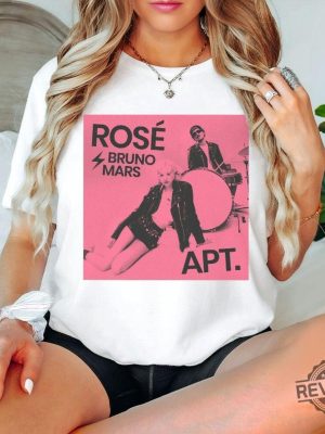 Bruno Mars And Rose New Song Apt Inspired Unisex Shirt Hoodie Sweatshirt Blackpink Rose Bruno Mars Apt Shirt Gift For Fan revetee 2