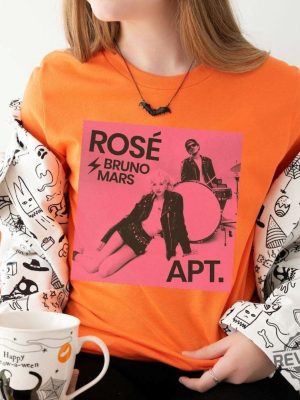 Bruno Mars And Rose New Song Apt Inspired Unisex Shirt Hoodie Sweatshirt Blackpink Rose Bruno Mars Apt Shirt Gift For Fan revetee 4