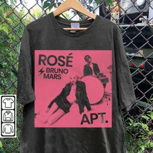 Bruno Mars And Rose New Song Apt Inspired Unisex Shirt Hoodie Sweatshirt Blackpink Rose Bruno Mars Apt Shirt Gift For Fan revetee 5