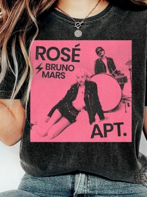 Bruno Mars And Rose New Song Apt Inspired Unisex Shirt Hoodie Sweatshirt Blackpink Rose Bruno Mars Apt Shirt Gift For Fan revetee 6