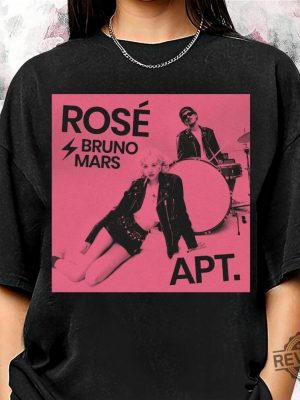 Bruno Mars And Rose New Song Apt Inspired Unisex Shirt Hoodie Sweatshirt Blackpink Rose Bruno Mars Apt Shirt Gift For Fan revetee 7