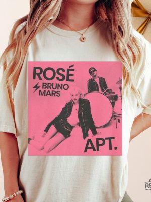 Bruno Mars And Rose New Song Apt Inspired Unisex Shirt Hoodie Sweatshirt Blackpink Rose Bruno Mars Apt Shirt Gift For Fan revetee 8