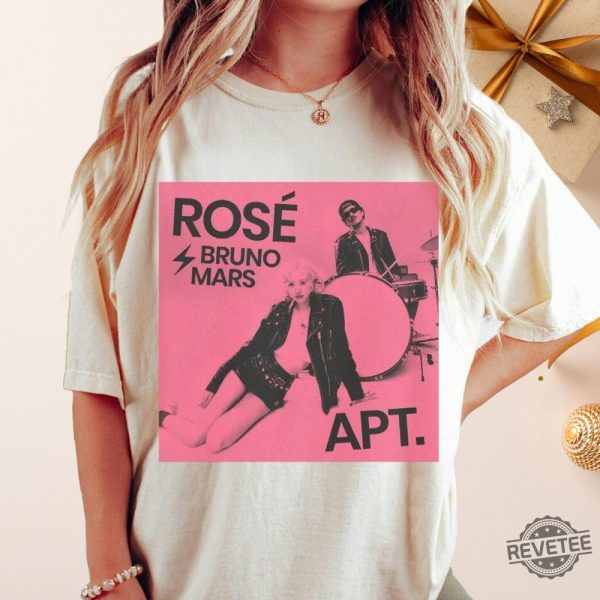 Bruno Mars And Rose New Song Apt Inspired Unisex Shirt Hoodie Sweatshirt Blackpink Rose Bruno Mars Apt Shirt Gift For Fan revetee 8