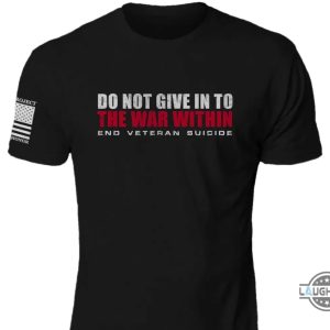 delta flight attendant veteran shirt 2024 do not give in to the war within end veteran suicide american flag shirts laughinks 2