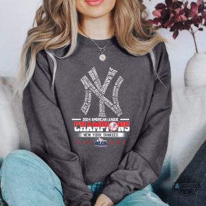 vintage alcs 2024 ny yankees championship t shirt sweatshirt hoodie yankees world series graphic tee shirt laughinks 5