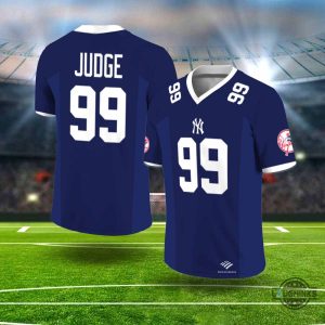 new york yankees aaron judge football jersey shirt giveaway night 2024 replica