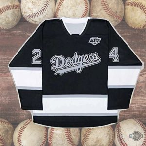 la kings x los angeles dodgers hockey jersey giveaway night 2024 replica