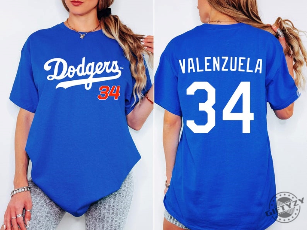 Fernando Valenzuela Shirt 34 Baseball Sweatshirt Fernando Valenzuela Tshirt Rip Memorial Hoodie Fernando 34 Shirt