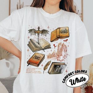 Fourth Wing Series Shirt For Fans War College Tshirt Dragon Rider Hoodie Book Merch Gift giftyzy 2