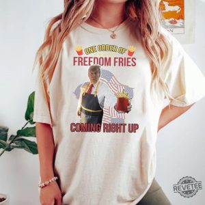 Trump Mcdonald Shirt Pennsylvania Maga Trump 2024 Shirt Gifts For Republican Fast Food Trump Fries Making Fries Presidential Election Tee revetee 2