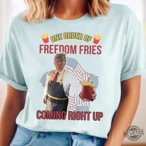 Trump Mcdonald Shirt Pennsylvania Maga Trump 2024 Shirt Gifts For Republican Fast Food Trump Fries Making Fries Presidential Election Tee revetee 4