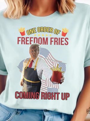 Trump Mcdonald Shirt Pennsylvania Maga Trump 2024 Shirt Gifts For Republican Fast Food Trump Fries Making Fries Presidential Election Tee revetee 4