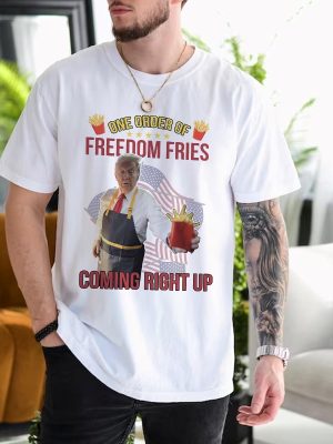 Trump Mcdonald Shirt Pennsylvania Maga Trump 2024 Shirt Gifts For Republican Fast Food Trump Fries Making Fries Presidential Election Tee revetee 5