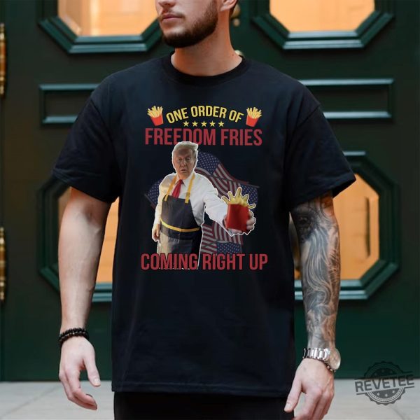 Trump Mcdonald Shirt Pennsylvania Maga Trump 2024 Shirt Gifts For Republican Fast Food Trump Fries Making Fries Presidential Election Tee revetee 6