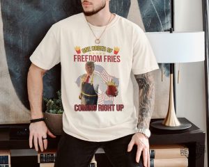 Trump Mcdonald Shirt Pennsylvania Maga Trump 2024 Shirt Gifts For Republican Fast Food Trump Fries Making Fries Presidential Election Tee revetee 7